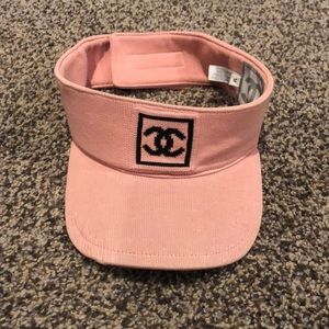Chanel knit visor